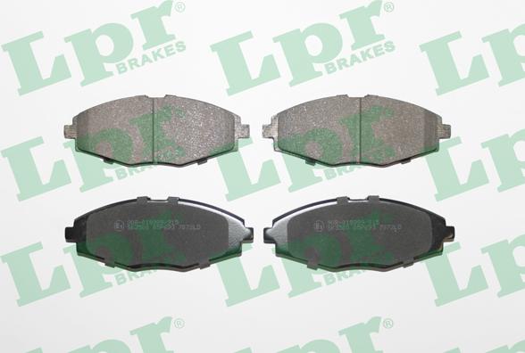 LPR 05P693 - Тормозные колодки, дисковые, комплект www.parts5.com