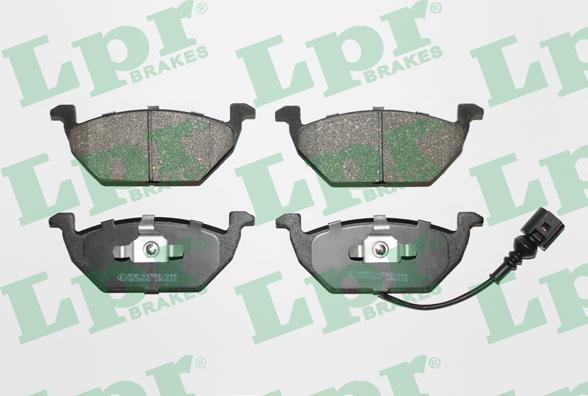 LPR 05P692 - Brake Pad Set, disc brake www.parts5.com