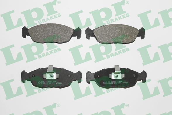 LPR 05P644 - Brake Pad Set, disc brake www.parts5.com