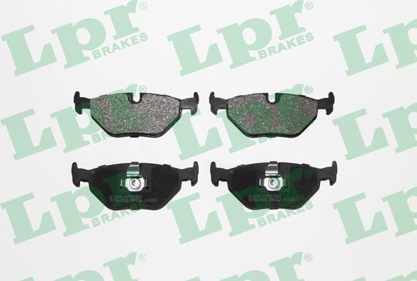 LPR 05P650 - Тормозные колодки, дисковые, комплект www.parts5.com