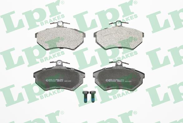 LPR 05P613 - Тормозные колодки, дисковые, комплект www.parts5.com