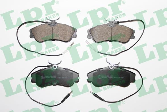 LPR 05P683 - Тормозные колодки, дисковые, комплект www.parts5.com