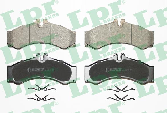 LPR 05P633 - Brake Pad Set, disc brake www.parts5.com