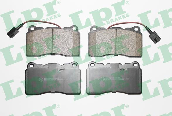 LPR 05P674 - Brake Pad Set, disc brake www.parts5.com