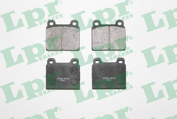 LPR 05P027 - Set placute frana,frana disc www.parts5.com