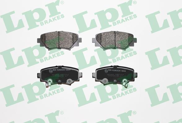 LPR 05P1918 - Brake Pad Set, disc brake www.parts5.com