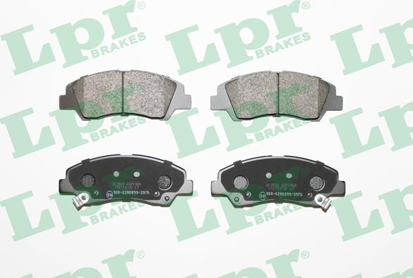 LPR 05P1988 - Brake Pad Set, disc brake www.parts5.com