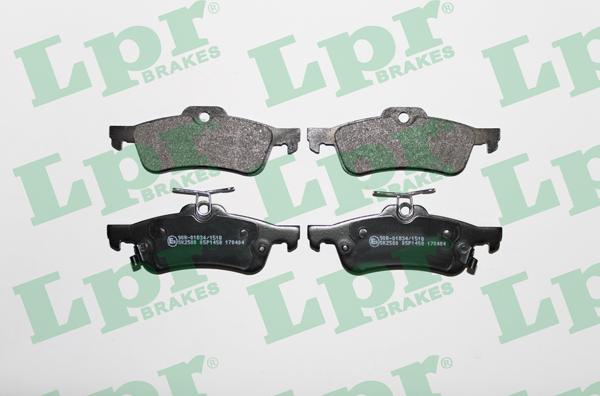 LPR 05P1458 - Brake Pad Set, disc brake www.parts5.com