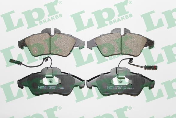 LPR 05P1469 - Brake Pad Set, disc brake www.parts5.com