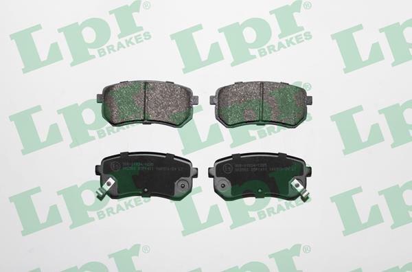 LPR 05P1411 - Brake Pad Set, disc brake www.parts5.com