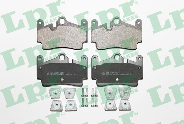 LPR 05P1482 - Brake Pad Set, disc brake www.parts5.com