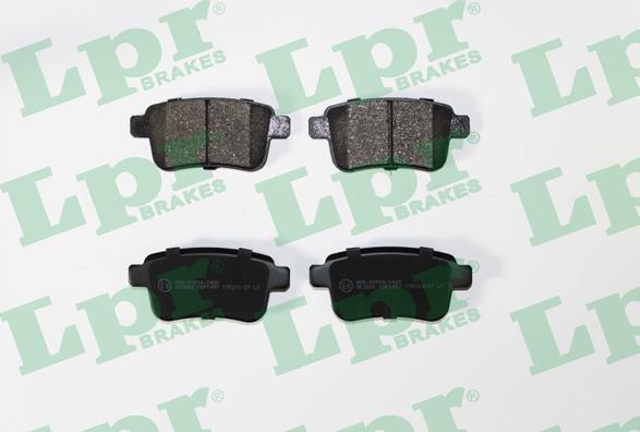 LPR 05P1487 - Тормозные колодки, дисковые, комплект www.parts5.com