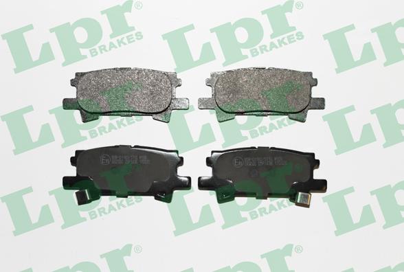 LPR 05P1436 - Brake Pad Set, disc brake www.parts5.com