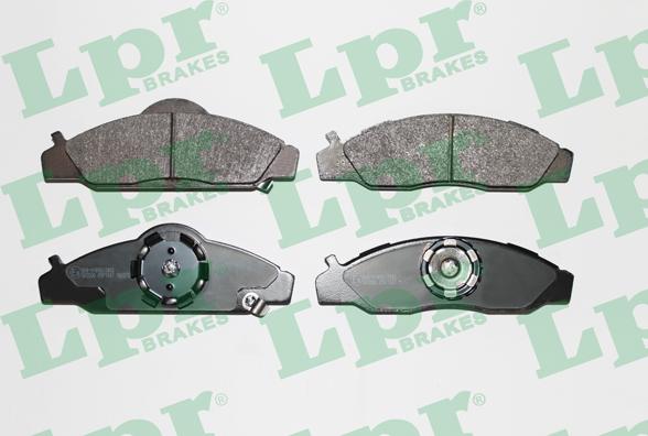 LPR 05P1437 - Brake Pad Set, disc brake parts5.com