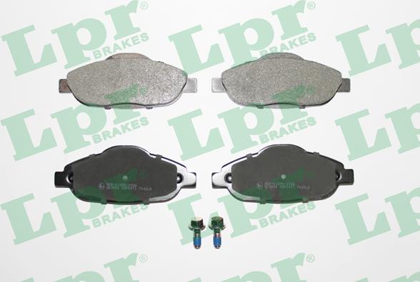 LPR 05P1471 - Brake Pad Set, disc brake www.parts5.com