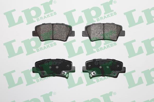 LPR 05P1558 - Тормозные колодки, дисковые, комплект parts5.com