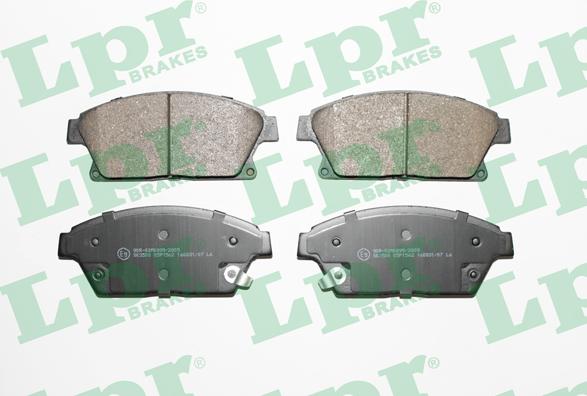 LPR 05P1562 - Brake Pad Set, disc brake parts5.com