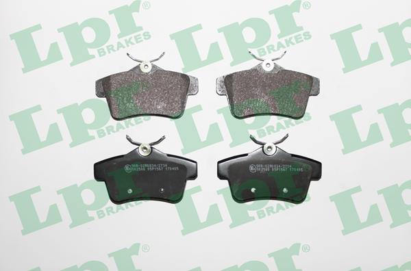 LPR 05P1567 - Brake Pad Set, disc brake www.parts5.com