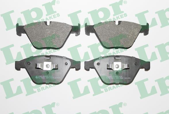 LPR 05P1509 - Brake Pad Set, disc brake www.parts5.com