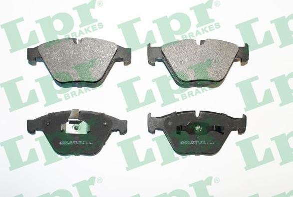 LPR 05P1510 - Тормозные колодки, дисковые, комплект www.parts5.com