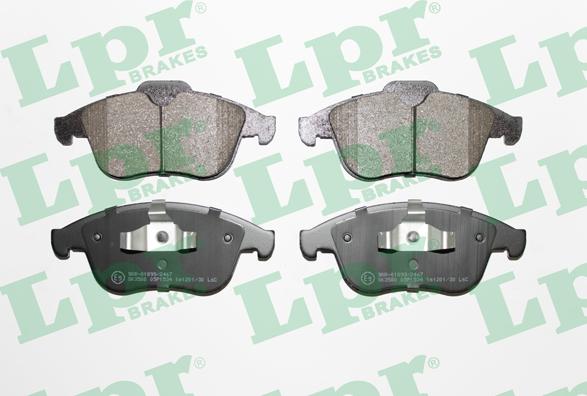 LPR 05P1534 - Brake Pad Set, disc brake www.parts5.com