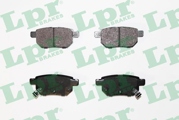 LPR 05P1530 - Тормозные колодки, дисковые, комплект www.parts5.com