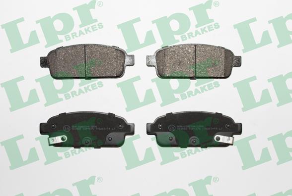 LPR 05P1575 - Brake Pad Set, disc brake parts5.com