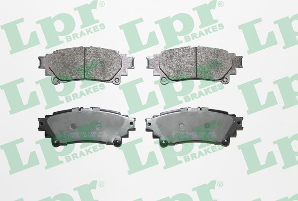 LPR 05P1693 - Brake Pad Set, disc brake parts5.com