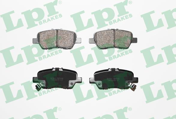 LPR 05P1692 - Brake Pad Set, disc brake www.parts5.com