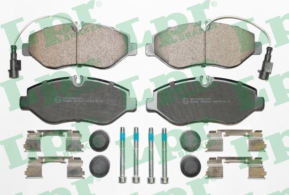 LPR 05P1669 - Brake Pad Set, disc brake parts5.com