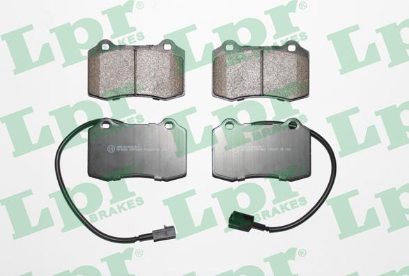 LPR 05P1665 - Brake Pad Set, disc brake parts5.com