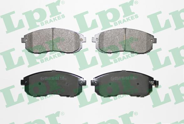 LPR 05P1605 - Brake Pad Set, disc brake parts5.com