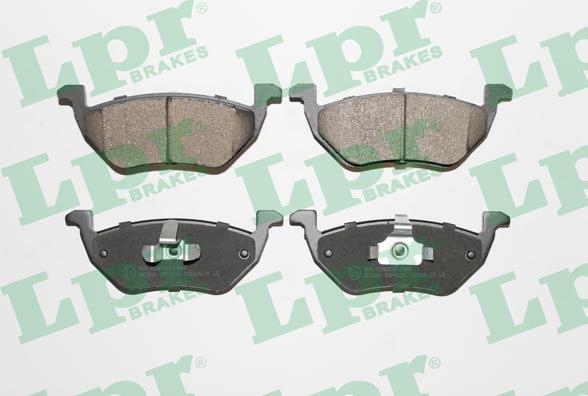 LPR 05P1620 - Brake Pad Set, disc brake parts5.com