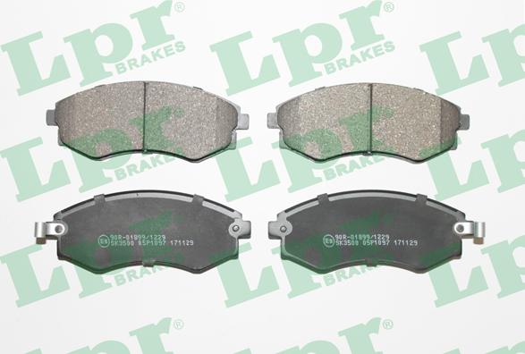 LPR 05P1097 - Brake Pad Set, disc brake parts5.com