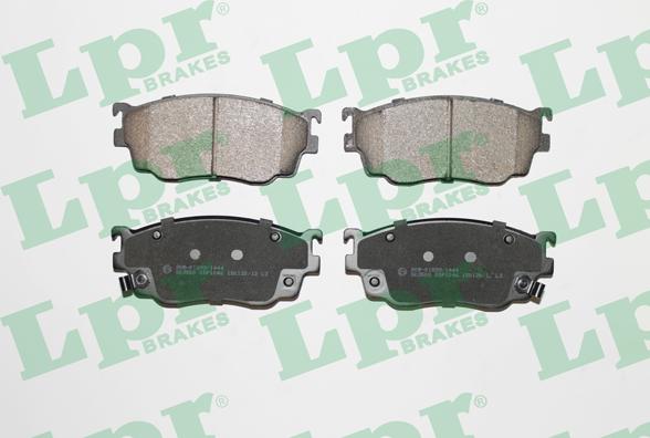 LPR 05P1046 - Тормозные колодки, дисковые, комплект www.parts5.com