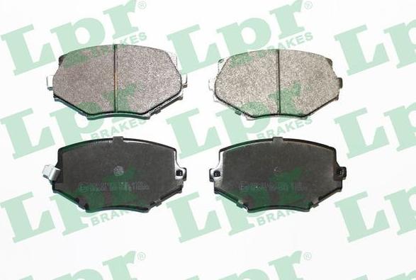 LPR 05P1043 - Тормозные колодки, дисковые, комплект www.parts5.com