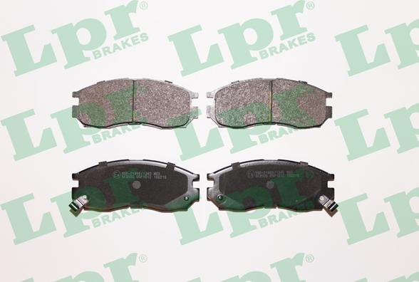 LPR 05P1012 - Brake Pad Set, disc brake parts5.com