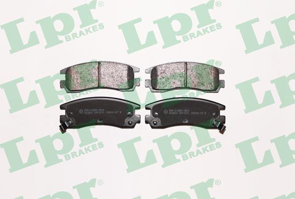 LPR 05P1031 - Brake Pad Set, disc brake parts5.com