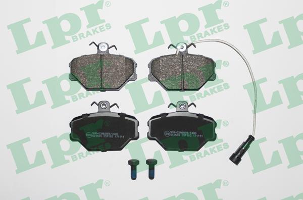 LPR 05P102 - Sada brzdových destiček, kotoučová brzda www.parts5.com