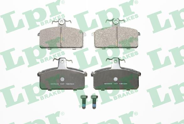 LPR 05P107 - Sada brzdových destiček, kotoučová brzda www.parts5.com