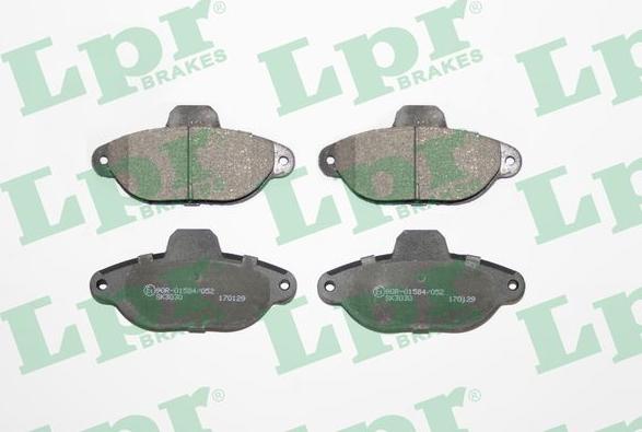 LPR 05P1191 - Set placute frana,frana disc www.parts5.com