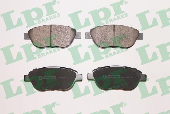 LPR 05P1192 - Brake Pad Set, disc brake parts5.com