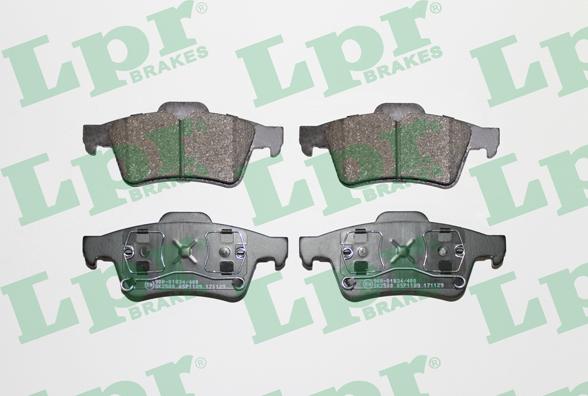 LPR 05P1189 - Sada brzdových destiček, kotoučová brzda www.parts5.com