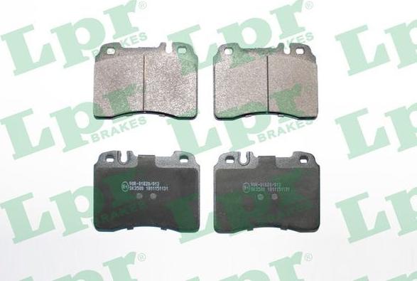 LPR 05P1131 - Brake Pad Set, disc brake www.parts5.com