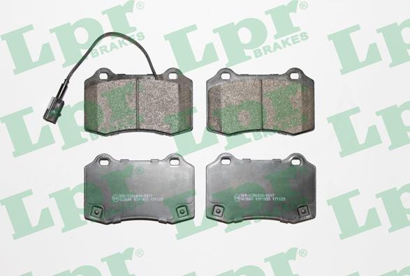 LPR 05P1855 - Brake Pad Set, disc brake parts5.com