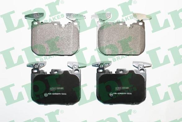 LPR 05P1851 - Brake Pad Set, disc brake www.parts5.com