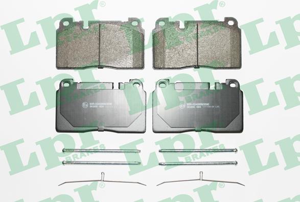 LPR 05P1804 - Brake Pad Set, disc brake www.parts5.com