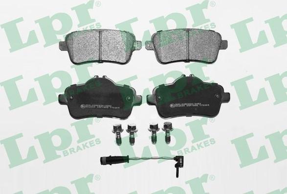 LPR 05P1805A - Тормозные колодки, дисковые, комплект www.parts5.com