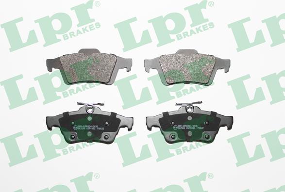 LPR 05P1882 - Kit de plaquettes de frein, frein à disque www.parts5.com