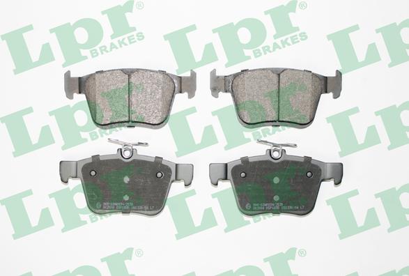 LPR 05P1835 - Тормозные колодки, дисковые, комплект www.parts5.com